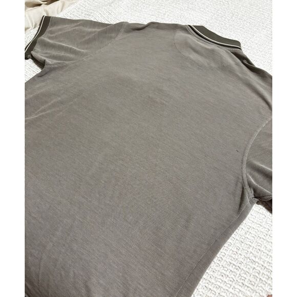 Grand Slam Polo Shirt XL Gray Short Sleeve Cotton Pocket Classic Golf Casual - Picture 7 of 9